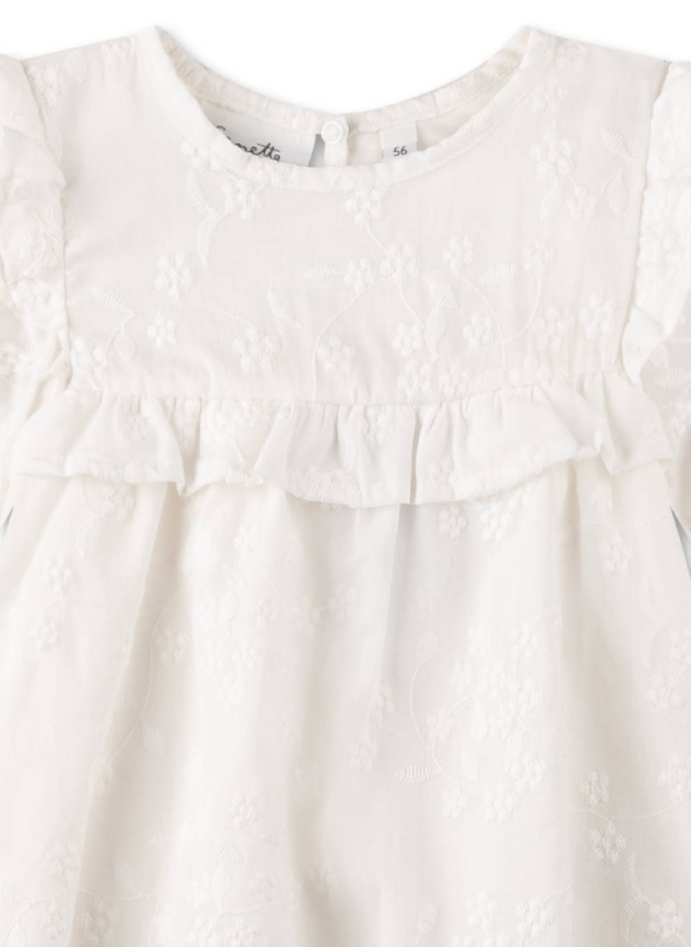 Sanetta Mädchen-Kleid Beige Fabrikladen