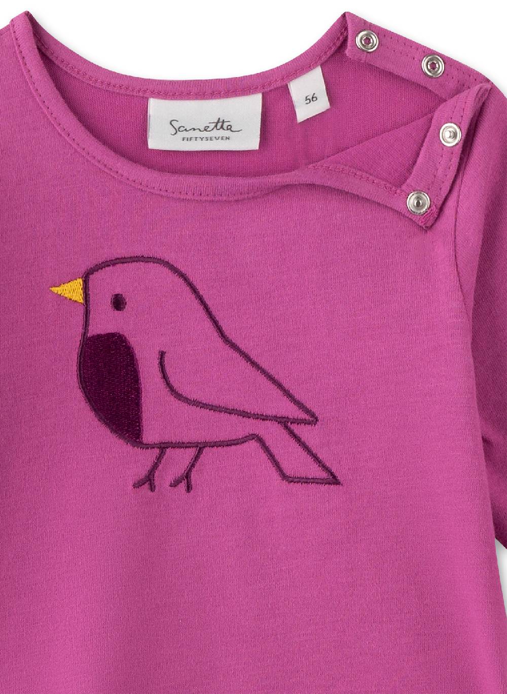 Sanetta Mädchen-Langamshirt Lila Begrenzt auf 3 Tage