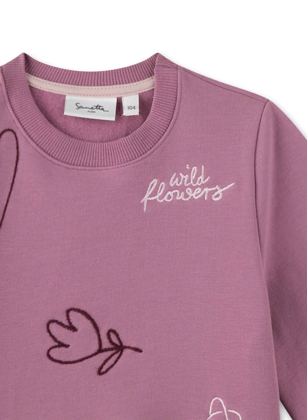 Sanetta Mädchen-Sweatshirt Rosa 2025