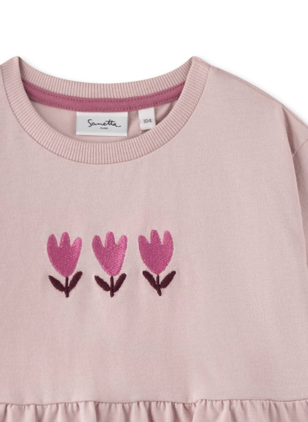 Sanetta Mädchen-Langarmshirt Rosa Sonderangebot
