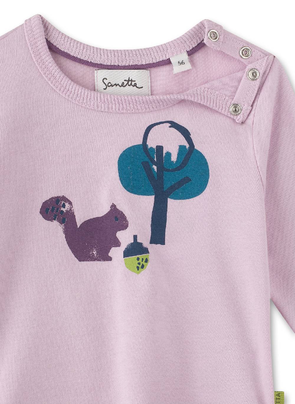 Sanetta Mädchen-Langarmshirt Rosa Rabatt