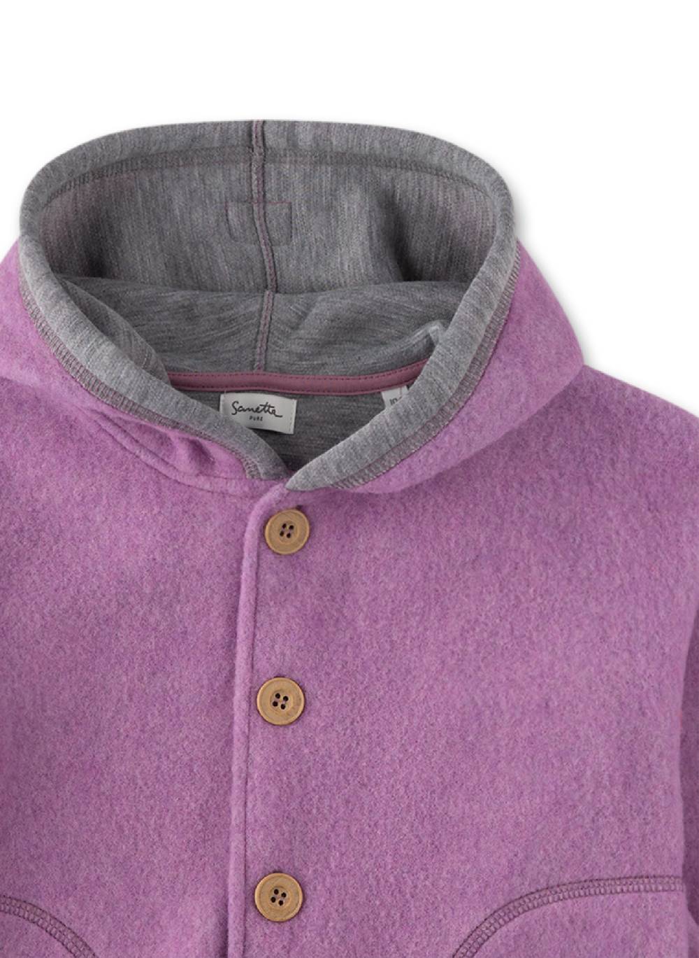 Sanetta Mädchen-Fleece-Jacke Rosa Saisonschlussverkauf