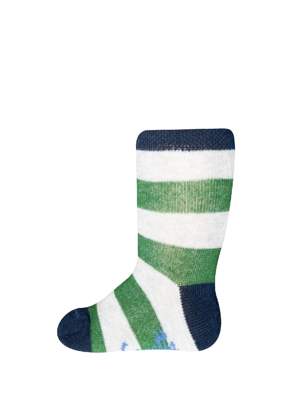 Sanetta Jungen-Socken (Doppelpack) Dunkelblau und Grün-geringelt Cyber Monday