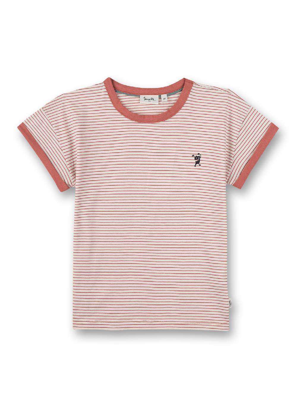 Sanetta Unisex T-Shirt Rot Ringel Zeitlich begrenztes Angebot