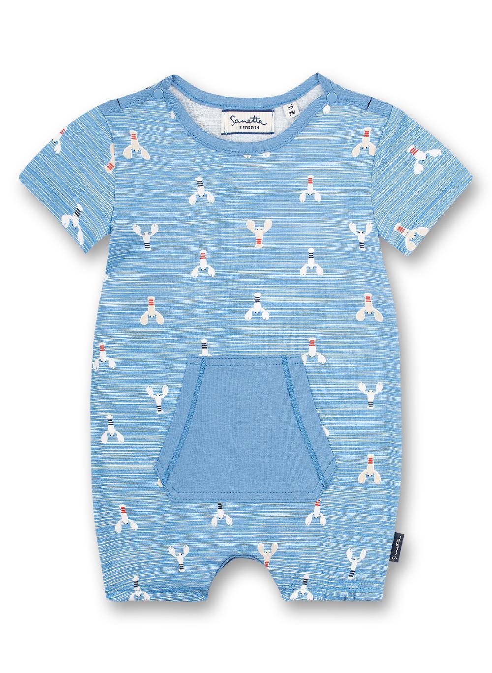 Sanetta Jungen-Overall Blau Little Lobster Große Rabatte