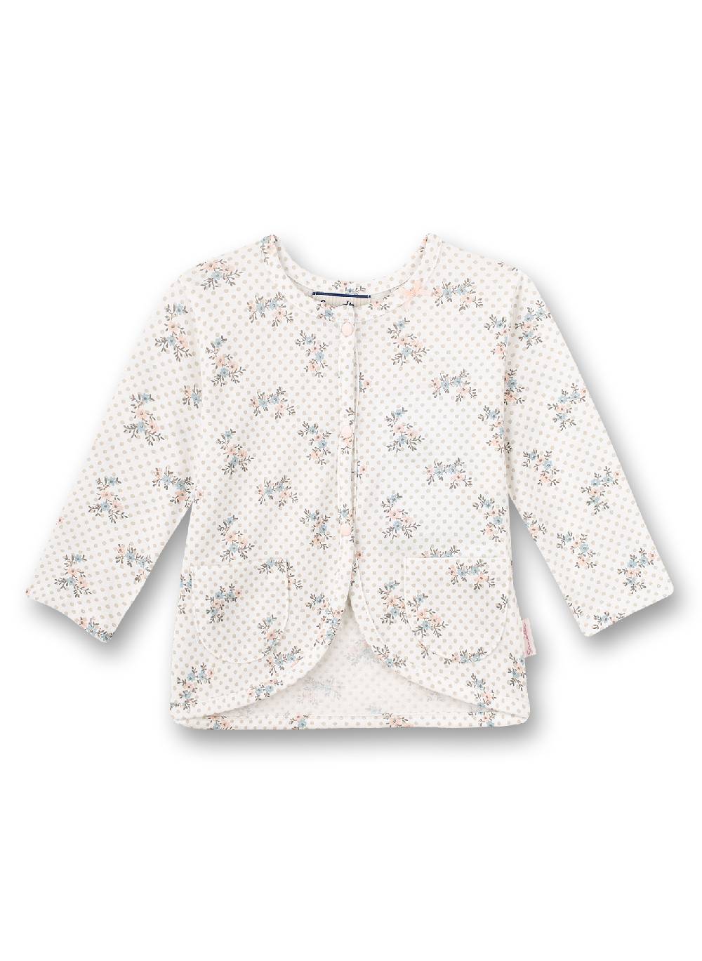 Sanetta Mädchen-Jacke Off-White Dots-Alover Fluffy Duckling Saisonale Angebote