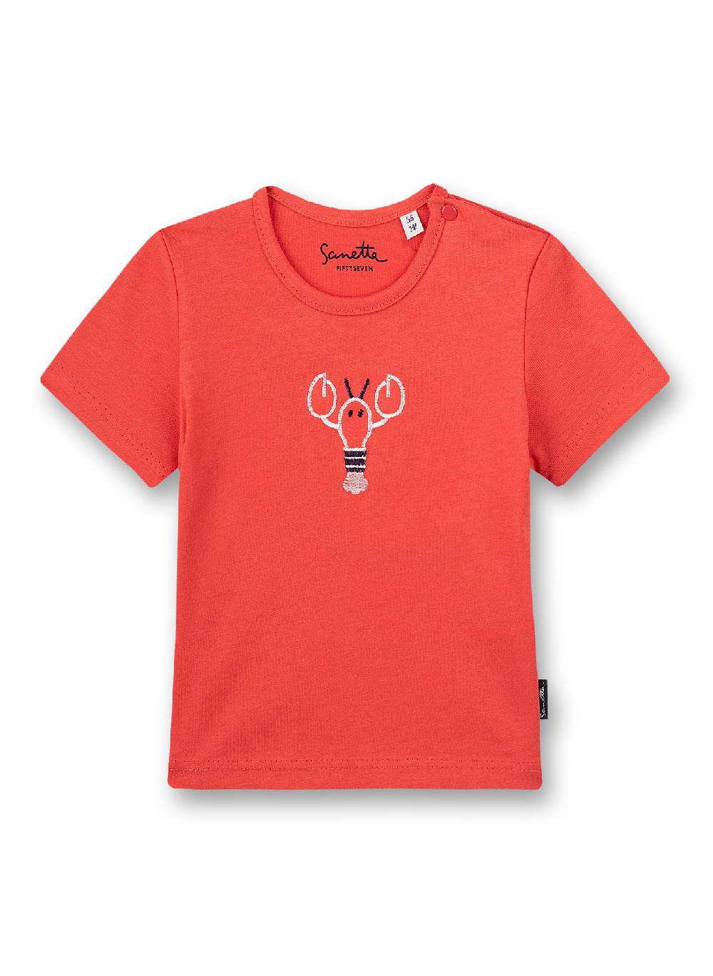 Sanetta Jungen T-Shirt Rot Little Lobster Kauf eins, bekomm eins gratis
