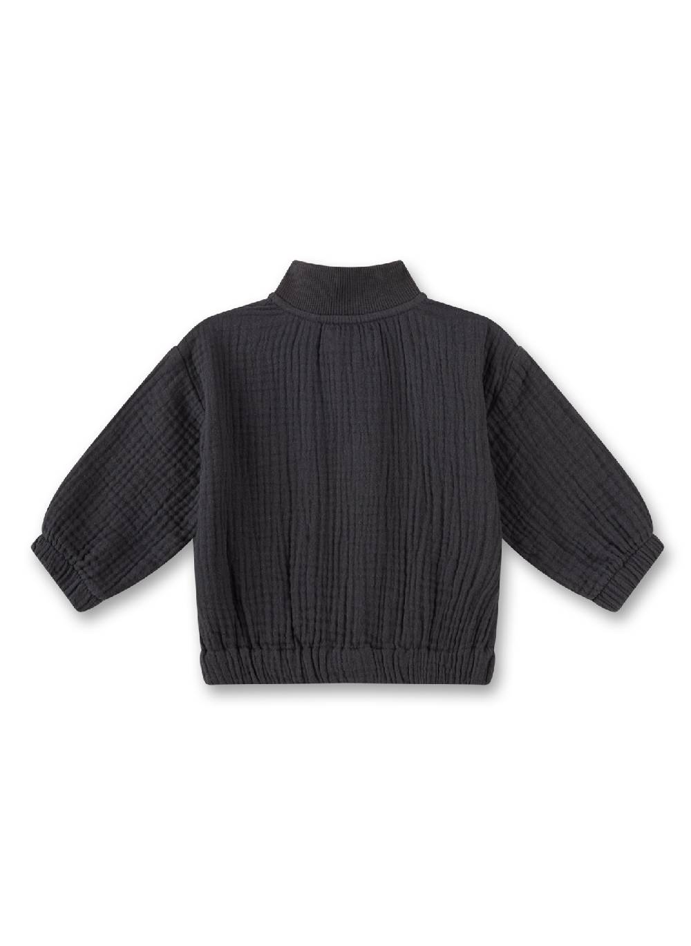 Sanetta Jungen-Jacke Grau aus Musselin Tiefpreis