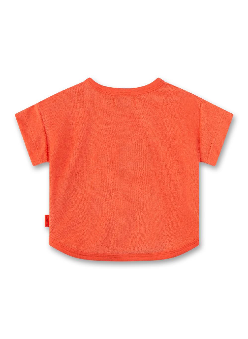 Sanetta Jungen-Sweatshirt kurzarm Orange aus Frottee Bis zu 55% Rabatt
