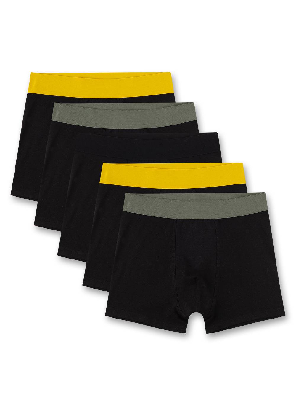 Sanetta Jungen-Hipshorts (5er-Pack) Schwarz 50% Rabatt mit kostenlosem Versand