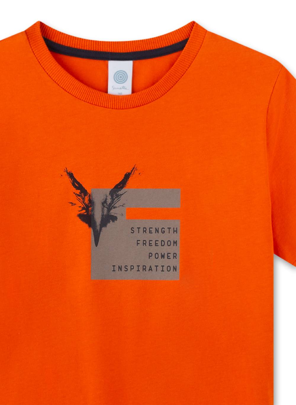 Sanetta Jungen-Schlafanzug Orange Speichern exportieren