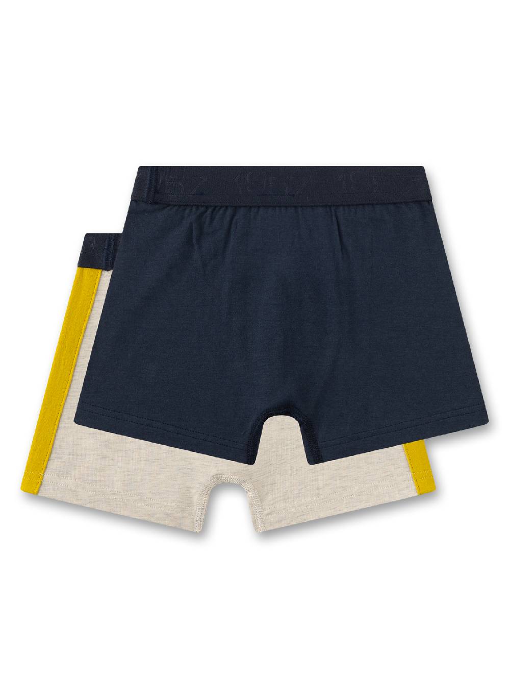 Sanetta Jungen-Hipshorts (Doppelpack) Graumelange & Blau Auslauf