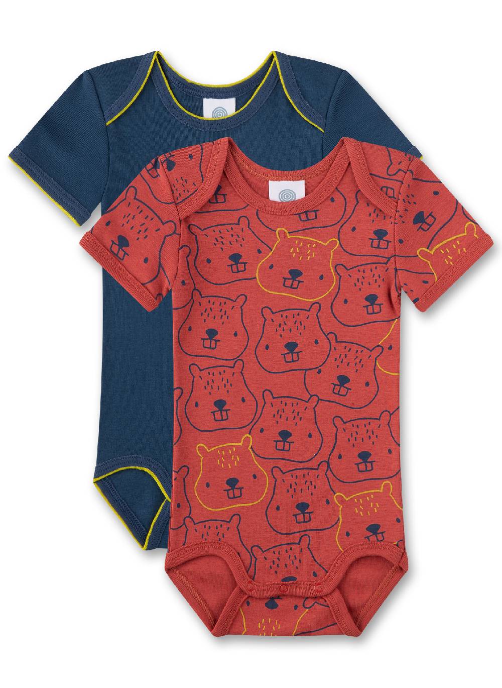Sanetta Baby-Body kurzarm (Doppelpack) Blau Angebote