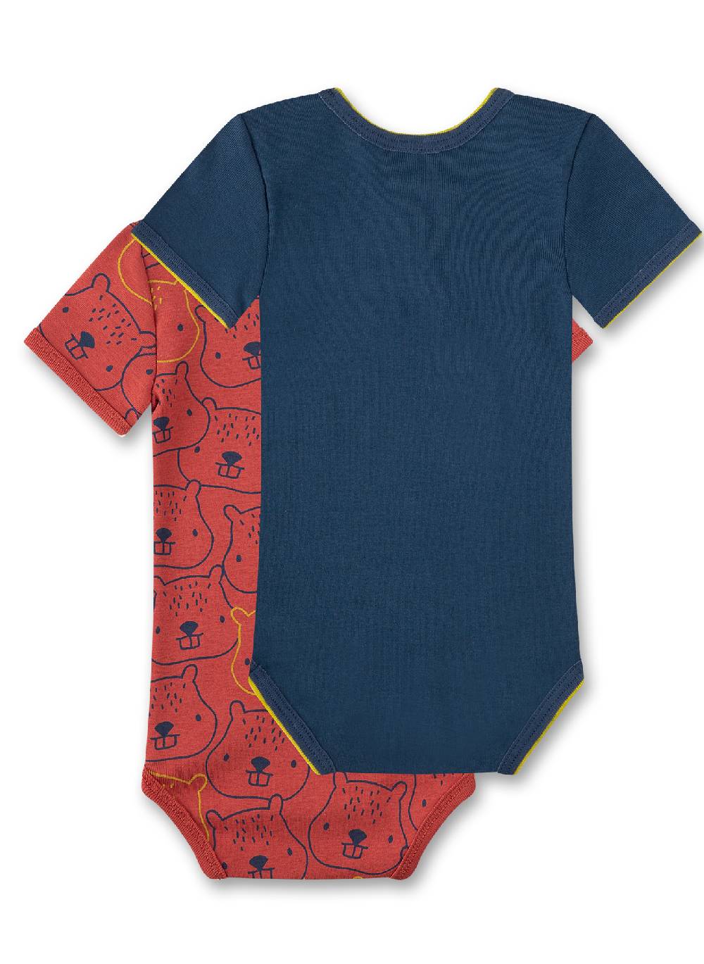 Sanetta Baby-Body kurzarm (Doppelpack) Blau Angebote