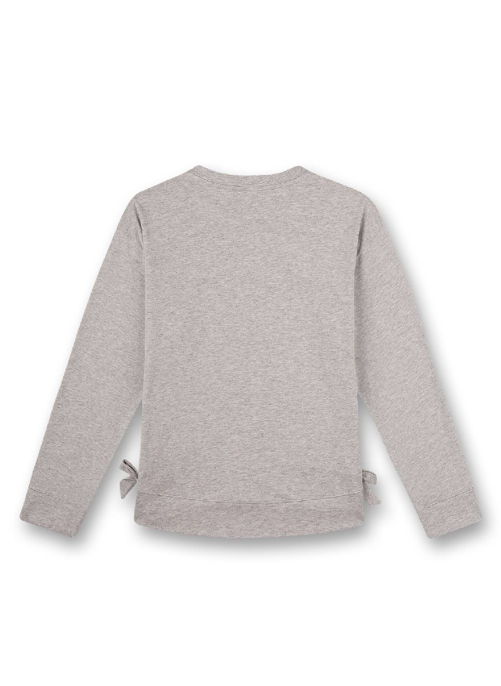 Sanetta Mädchen-Sweatshirt Graumelange Athleisure Workout Saisonschlussverkauf