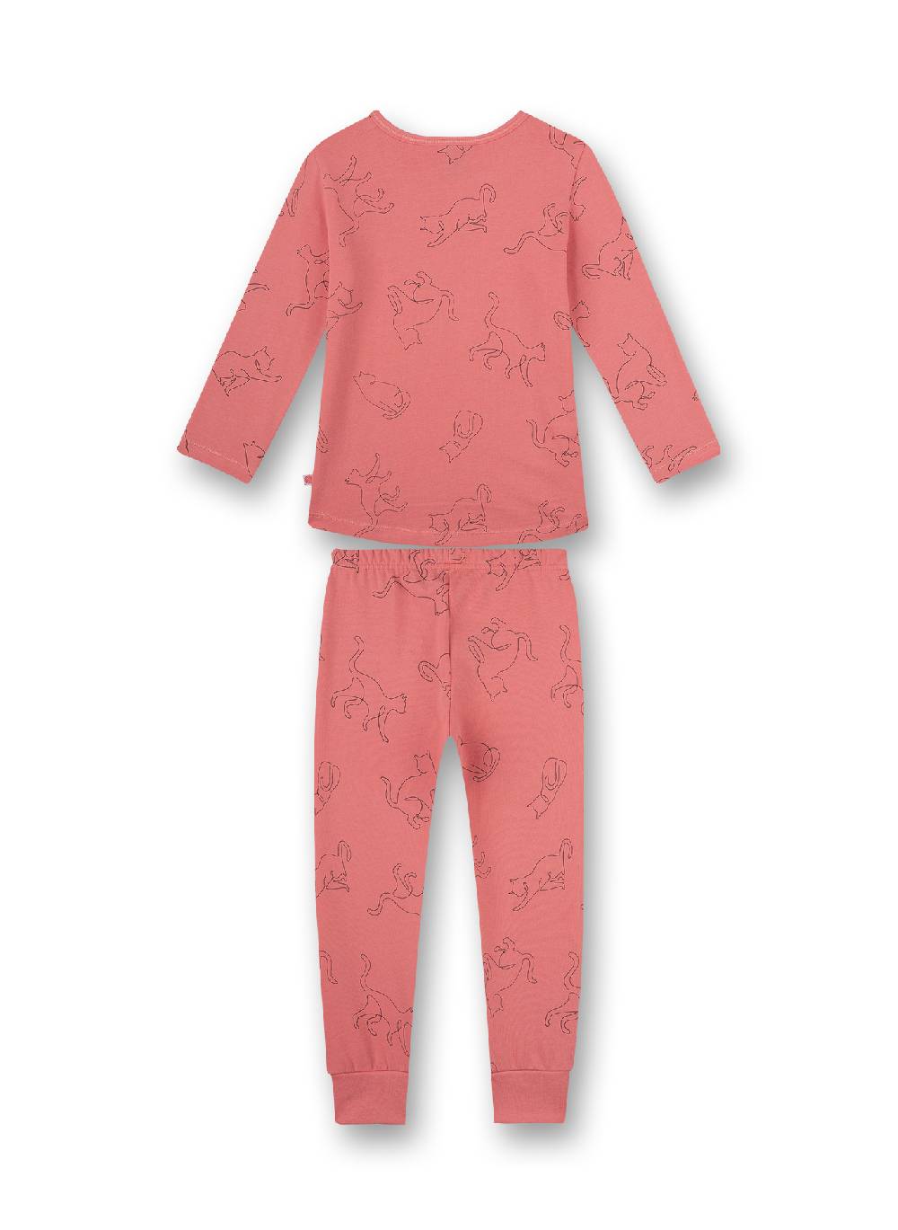 Sanetta Mädchen-Schlafanzug Rosa Fancy Cat Cyber Monday