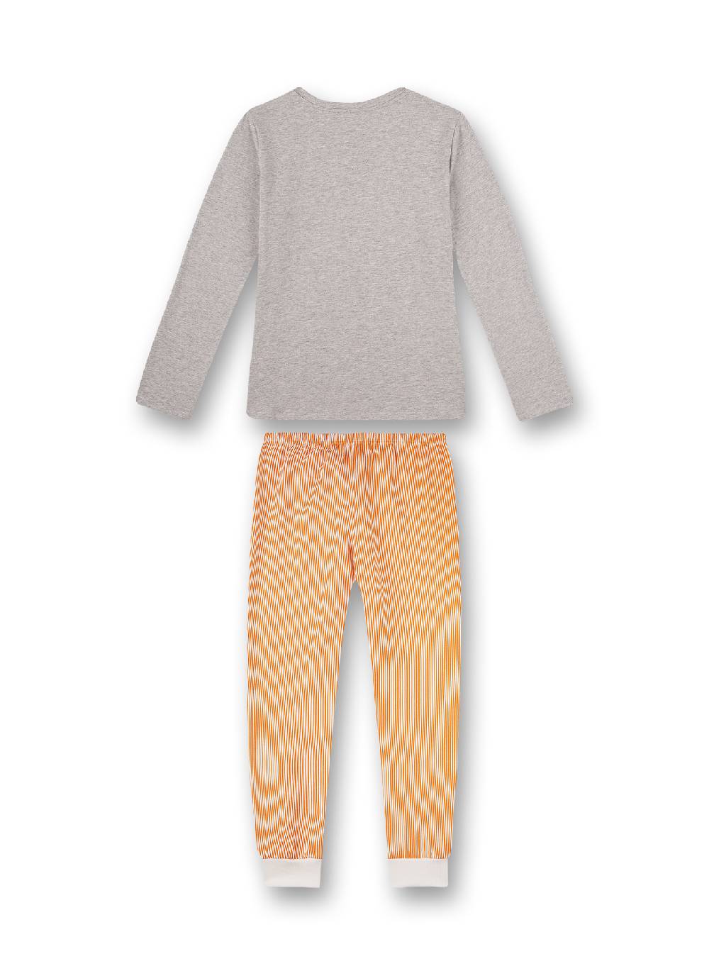 Sanetta Mädchen-Schlafanzug Graumelange Athleisure Workout Vatertagsangebot