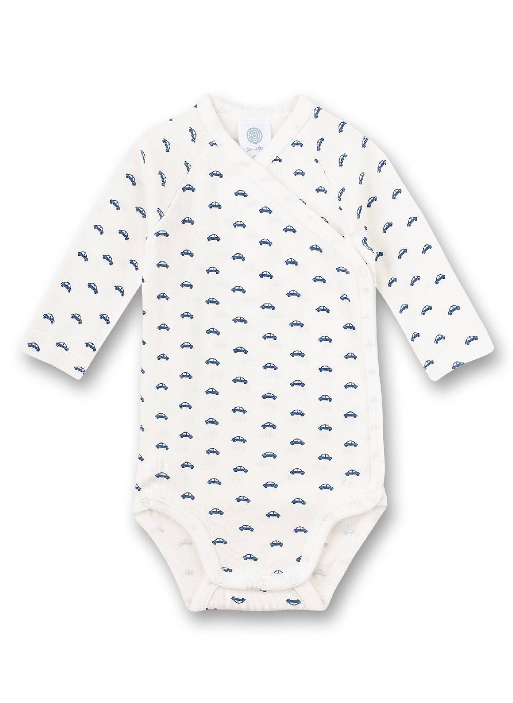 Sanetta Wickelbody langarm Weiß Neueste Mode