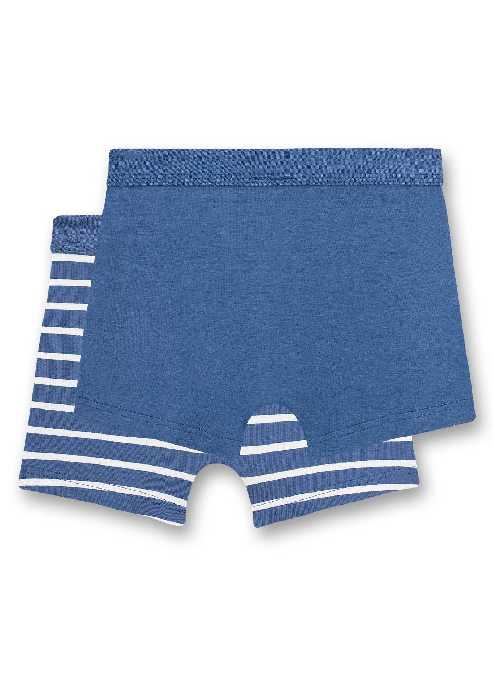 Sanetta Jungen-Shorts (Doppelpack) Blau und Blau Ringel Zeitlich begrenztes Angebot