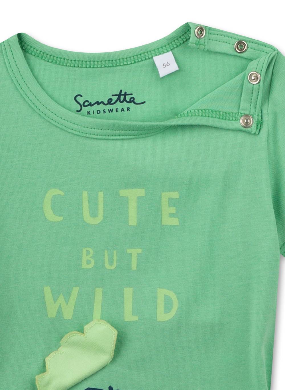 Sanetta Jungen T-Shirt Grün Nur für heute