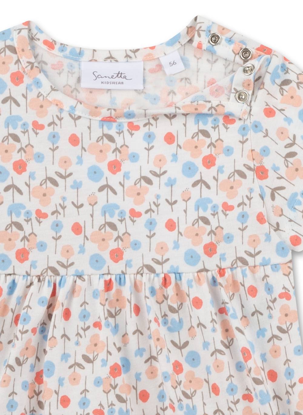 Sanetta Mädchen-Kleid Off-White Black Friday Preise