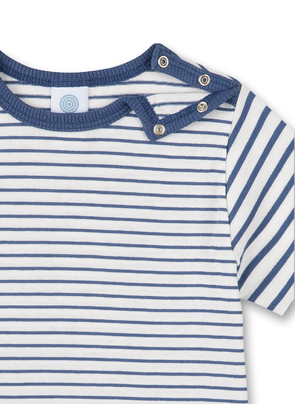 Sanetta Jungen-Schlafanzug kurz Blau Ringel Günstiger Verkauf