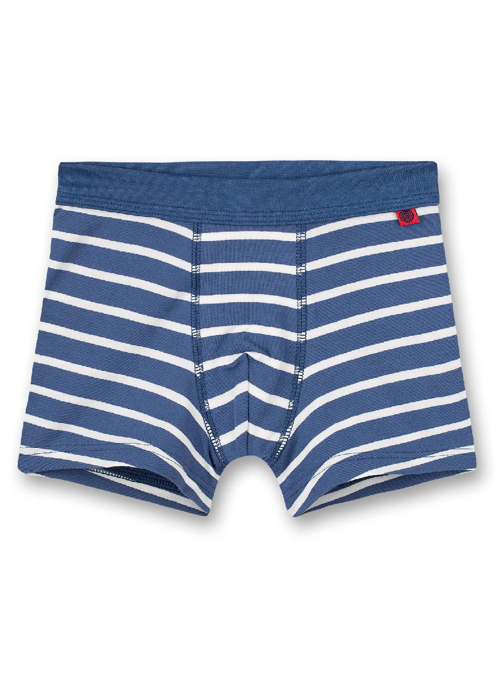 Sanetta Jungen-Shorts Blau Ringel