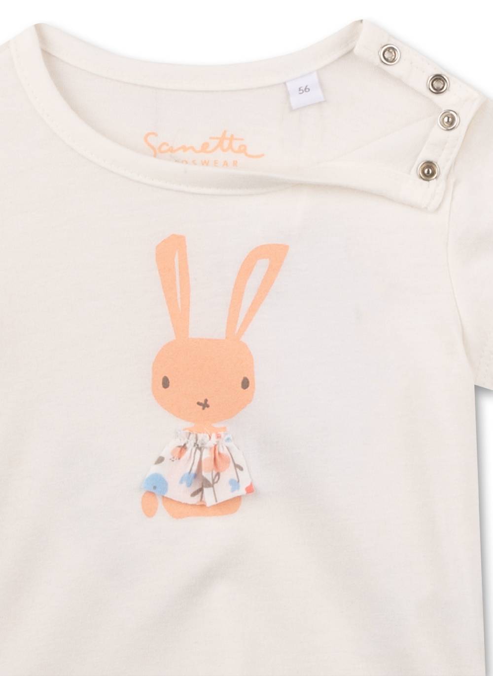 Sanetta Mädchen T-Shirt Off-White Valentinstagsangebot