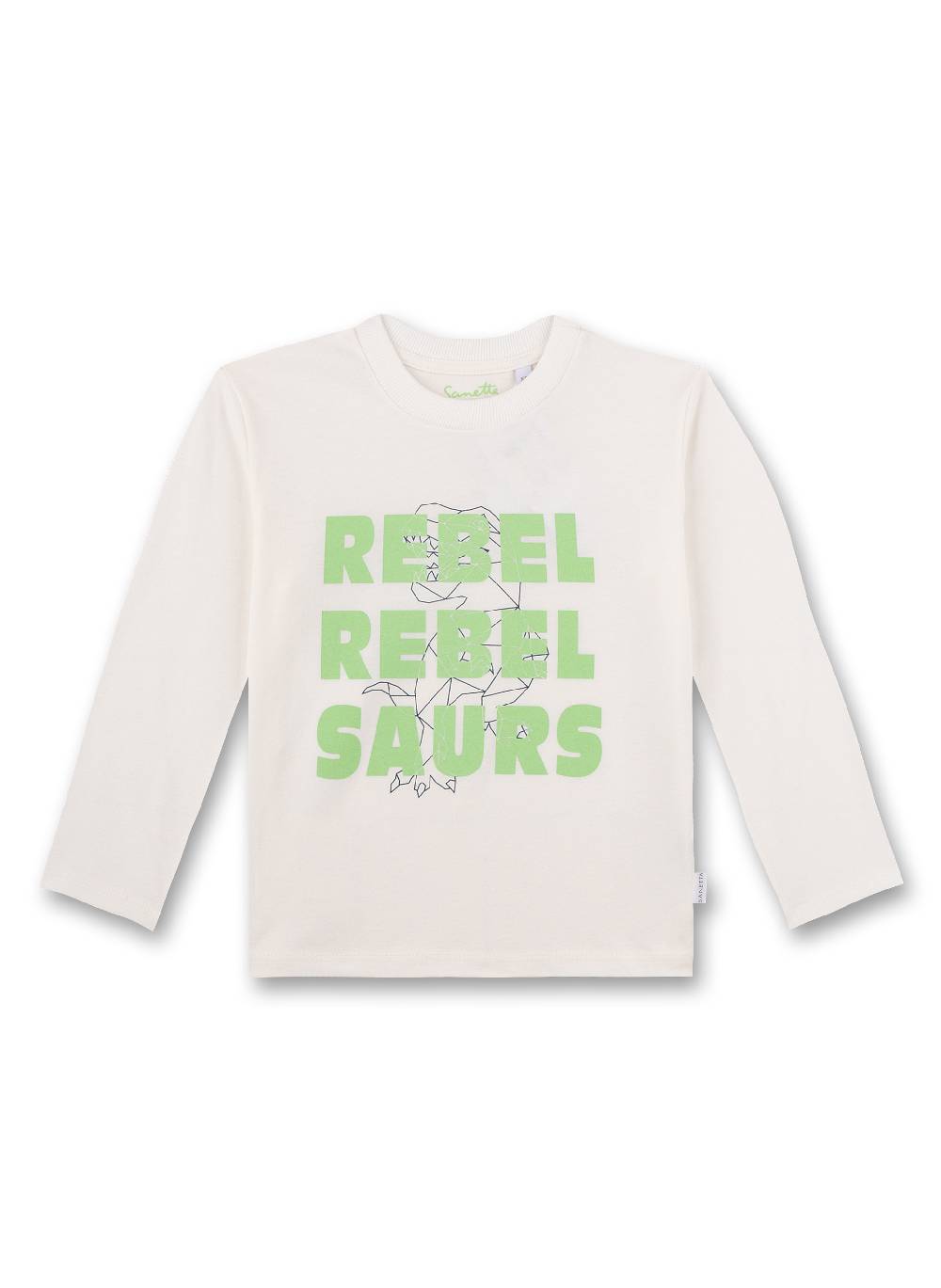 Sanetta Jungen-Shirt langarm Off-White
