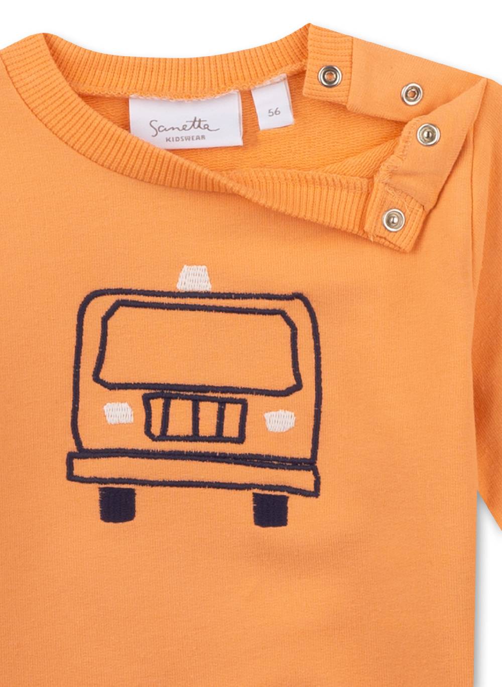 Sanetta Jungen-Sweatshirt Orange Top Angebot