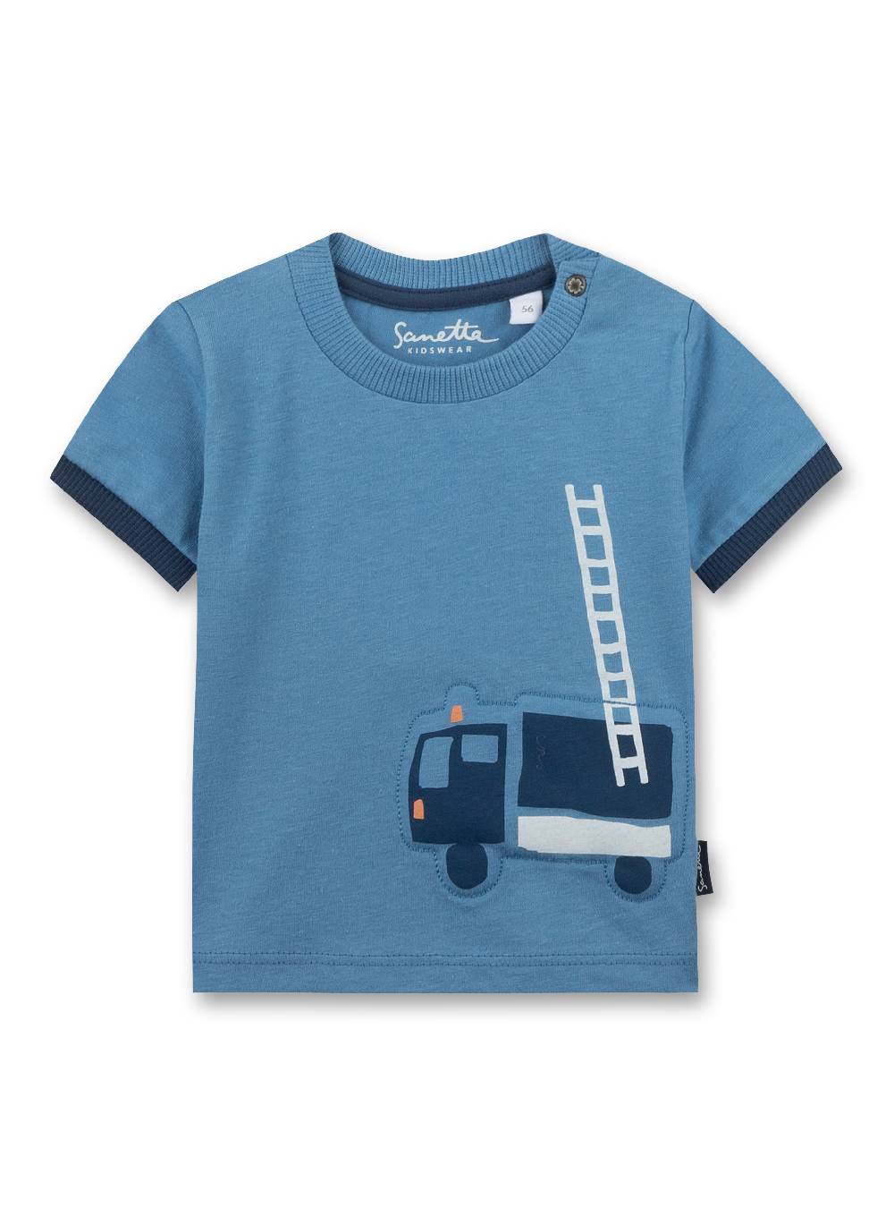 Sanetta Jungen T-Shirt Blau Blitzangebot