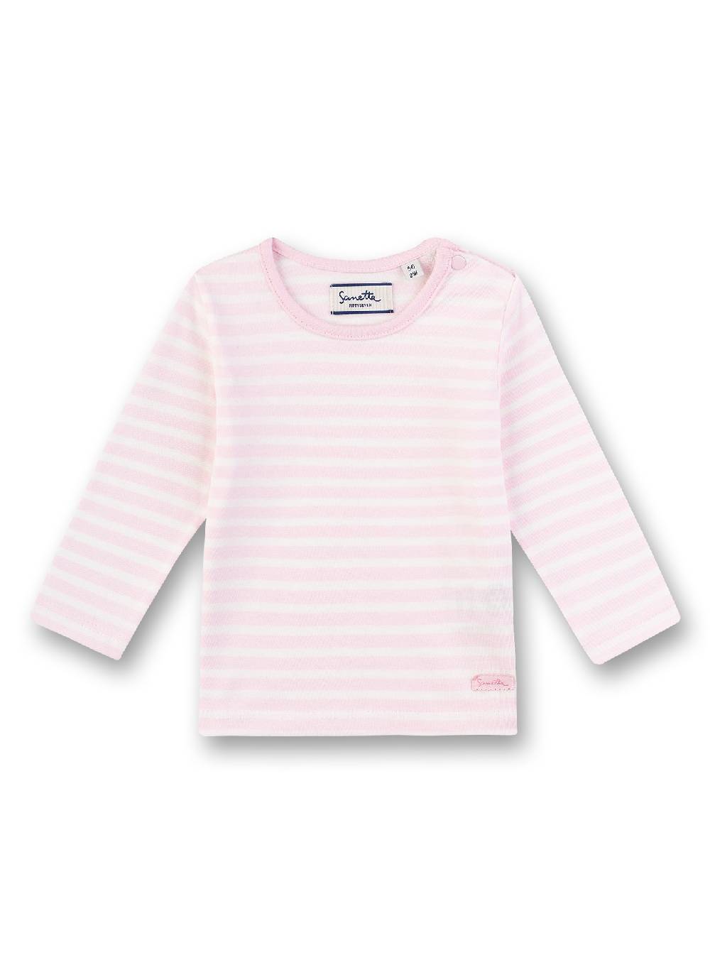 Sanetta Mädchen-Shirt langarm Rosa-geringelt JETZT KAUFEN