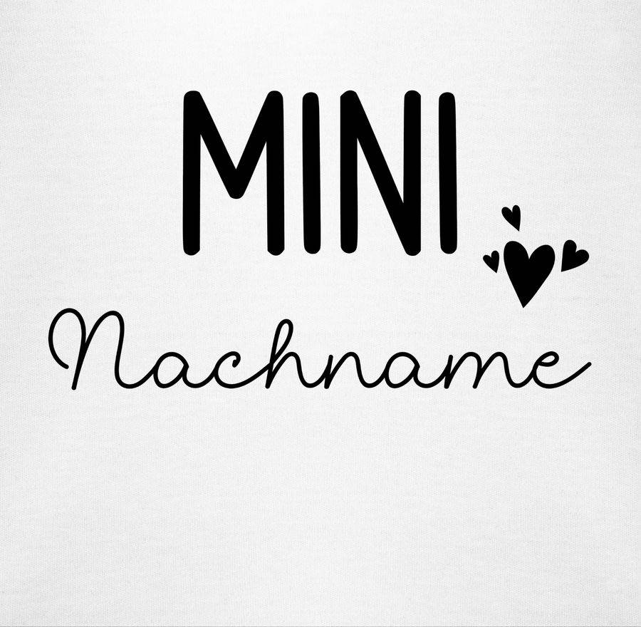 Shirtracer Mini Nachname Schwangerschaft verkünden Geschenk Geburt Baby: Tshirt Gym Bag Shirtracer Online Outlet