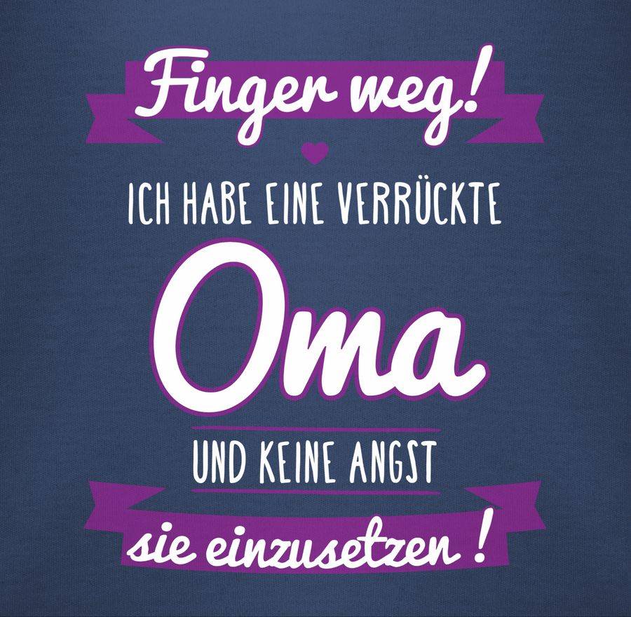 Shirtracer Ich habe eine verrückte Oma Lila Shirts & Mehr Shirtracer Exklusive Angebote