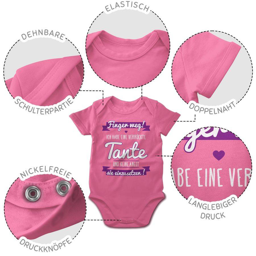 Shirtracer Ich habe eine verrückte Tante Lila: T-Shirt Gym Bag Shirtracer Tägliche Deals