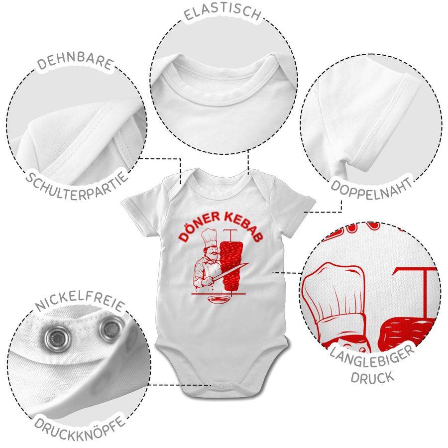 Shirtracer Original Döner Kebab Logo Shirts & Mehr Shirtracer Super Sparpreis