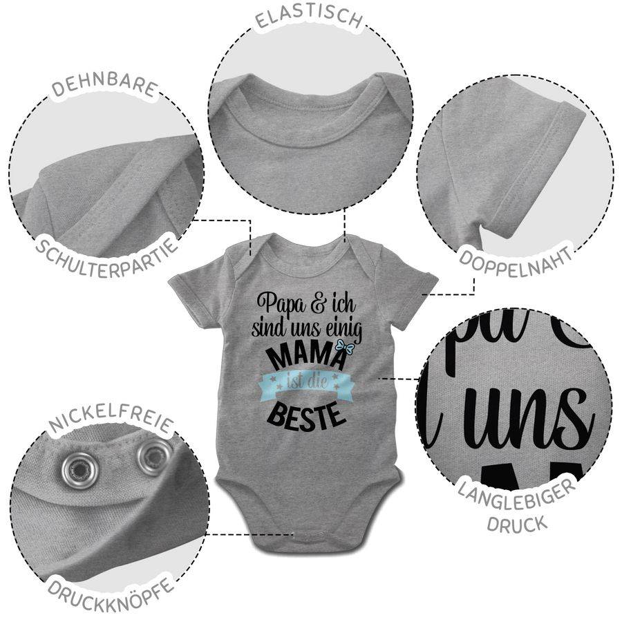Shirtracer Mama ist die beste - blau schwarz Shirts & Mehr Shirtracer Bis zu 65% Rabatt