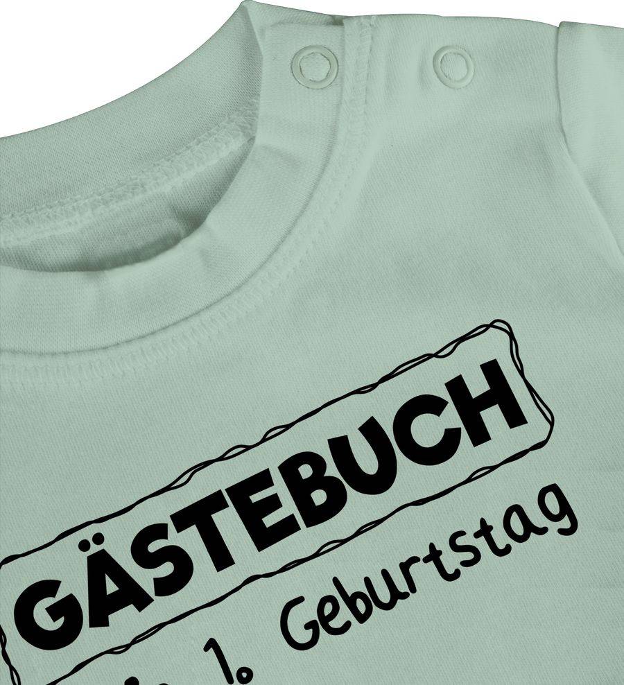 Shirtracer Gästebuch Mein erster Geburtstag schwarz Shirts & Mehr Shirtracer Vierteljährliche Förderung