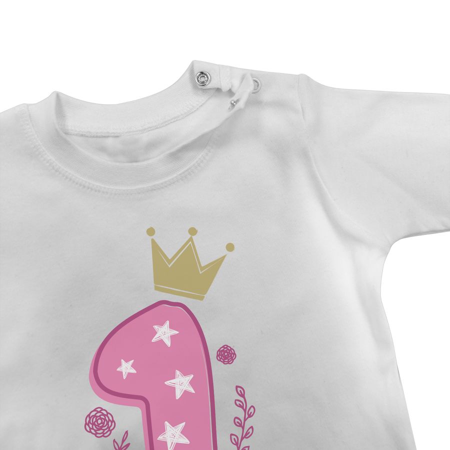 Shirtracer Erster Mädchen Krone Sterne Shirts & Mehr Shirtracer Nur noch ein Tag übrig