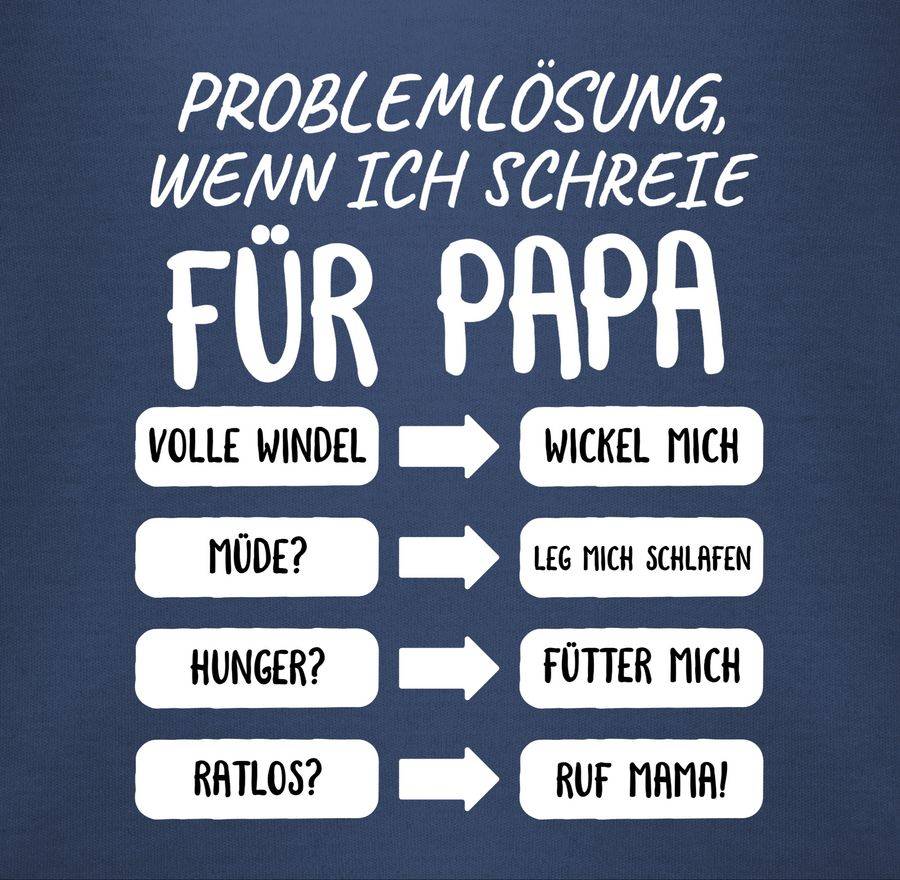 Shirtracer Problemlösung wenn ich schreie für Papa weiß Shirts & Mehr Shirtracer Begrenzt auf 3 Tage