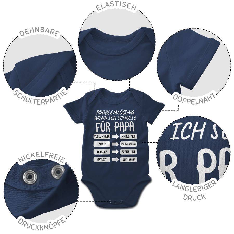 Shirtracer Problemlösung wenn ich schreie für Papa weiß Shirts & Mehr Shirtracer Begrenzt auf 3 Tage