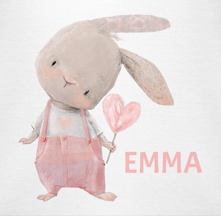 Shirtracer Mädchen Hase Rabbit Häschen Langohr Süße Hasen: T-Shirt Rucksack Shirtracer Black Friday Preise