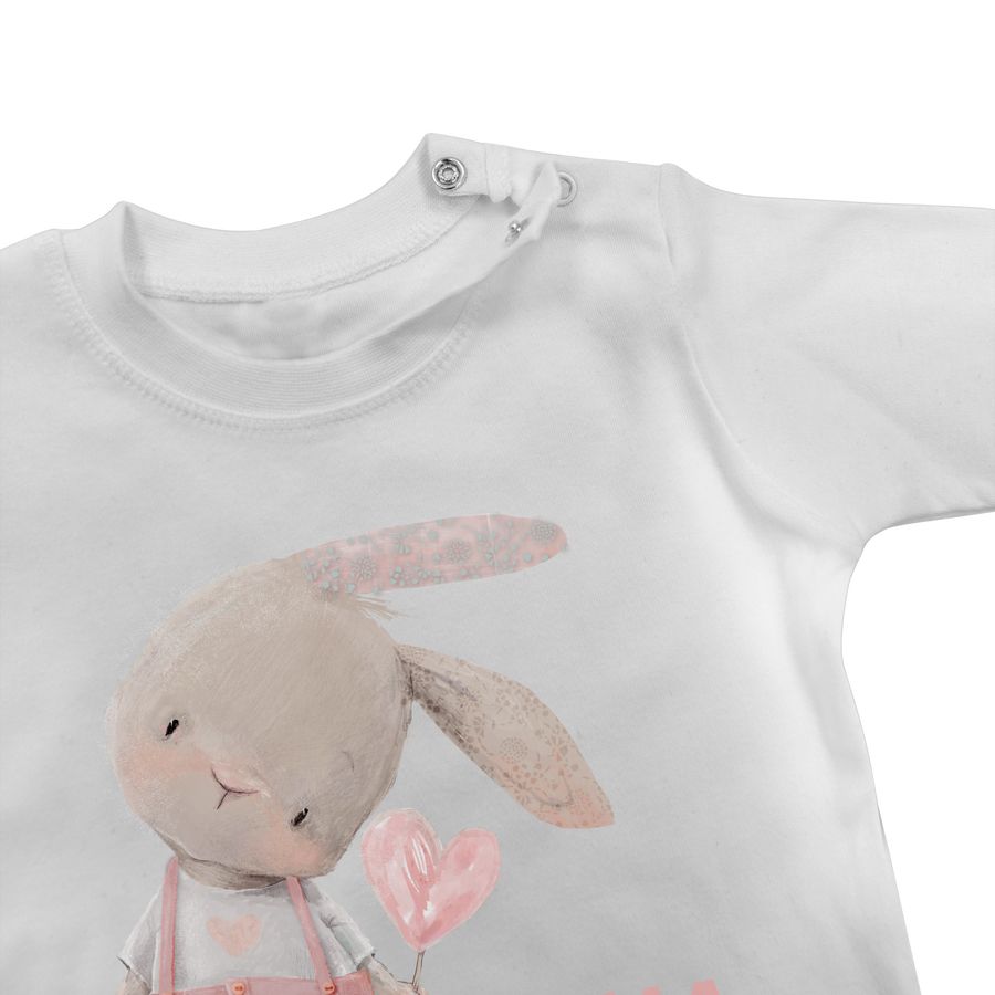Shirtracer Mädchen Hase Rabbit Häschen Langohr Süße Hasen: T-Shirt Rucksack Shirtracer Black Friday Preise