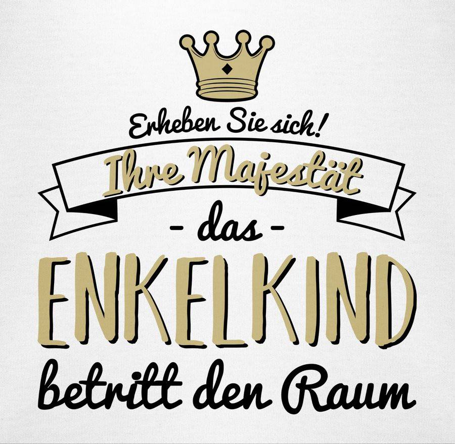 Shirtracer Ihre Majestät das Enkelkind betritt den Raum: T-Shirt Rucksack Shirtracer im Angebot