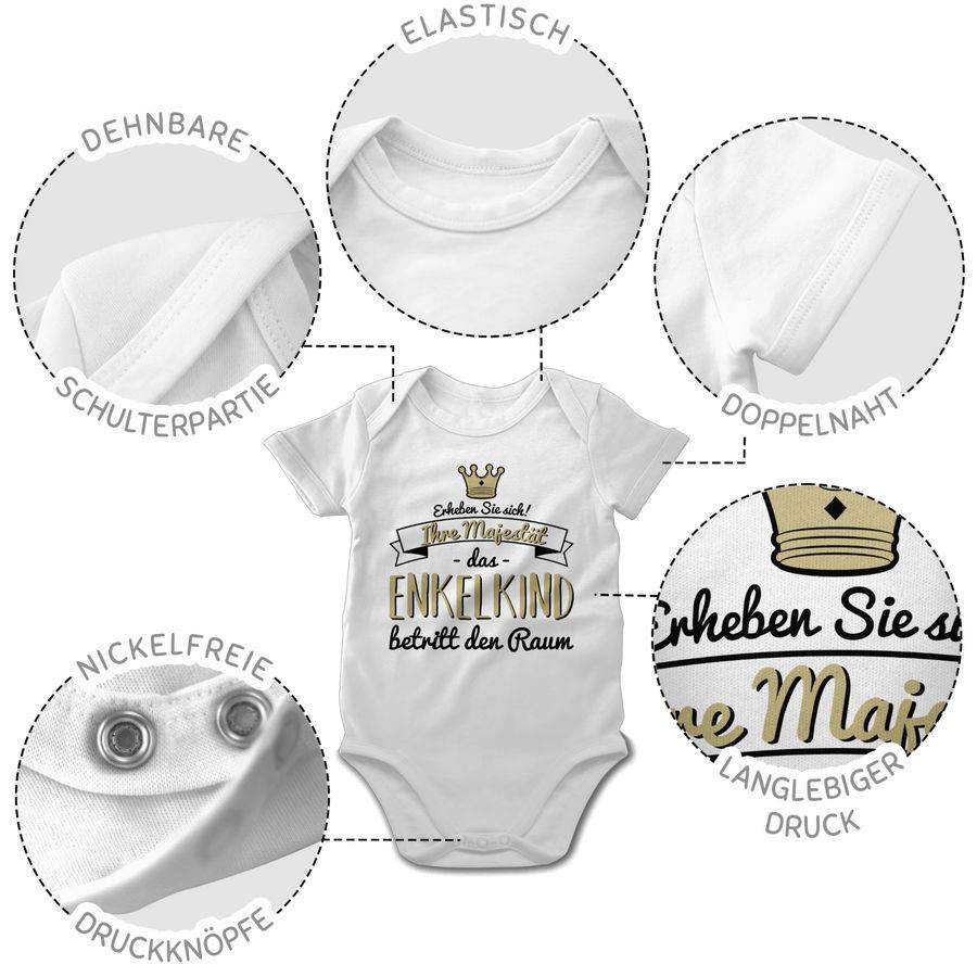 Shirtracer Ihre Majestät das Enkelkind betritt den Raum: T-Shirt Rucksack Shirtracer im Angebot