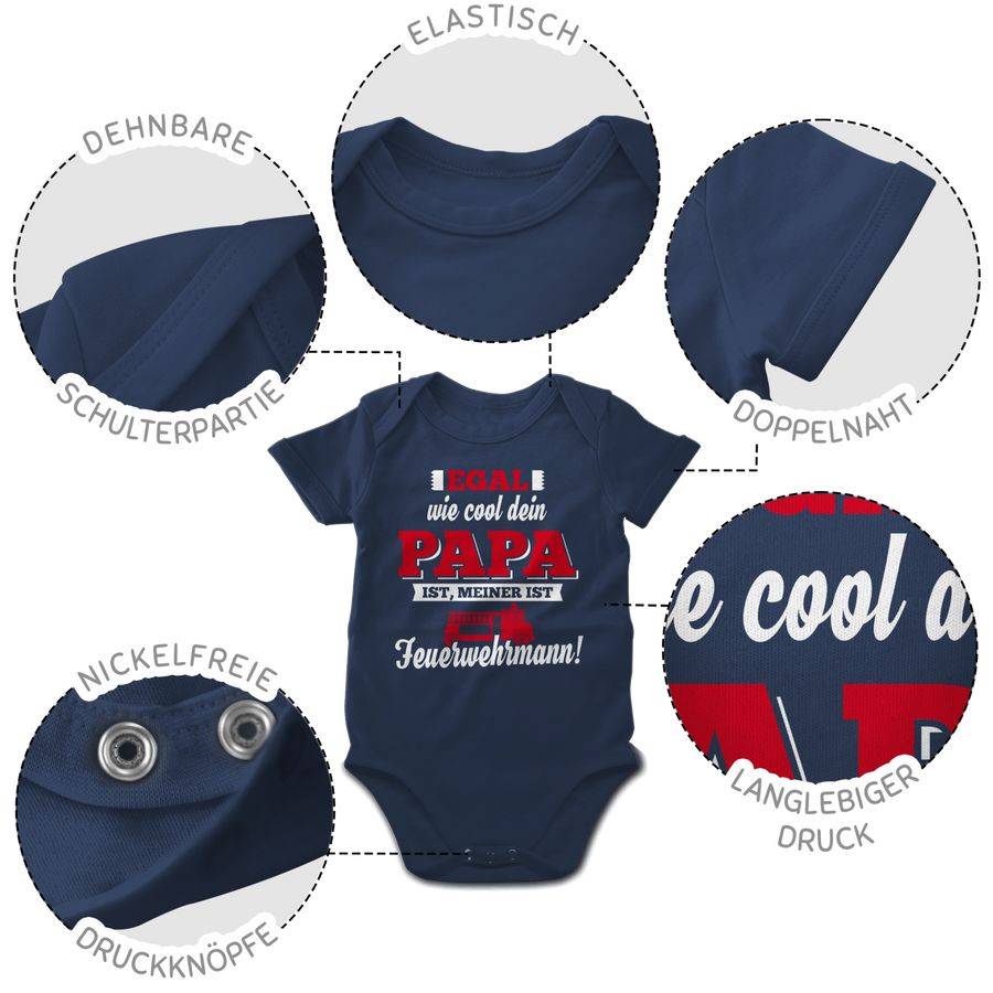 Shirtracer Egal wie Cool dein Papa meiner ist Feuerwehrmann Shirts & Mehr Shirtracer Meist gekauft