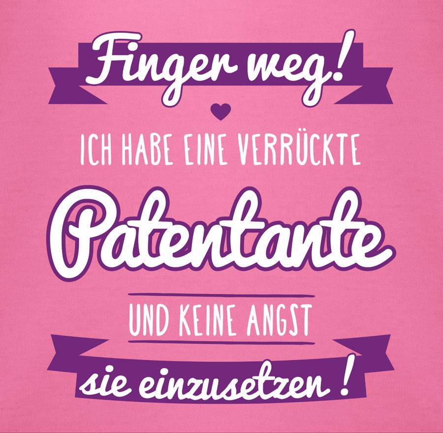 Shirtracer Ich habe eine verrückte Patentante lila Shirts & Mehr Shirtracer Limitierter Zeitrabatt