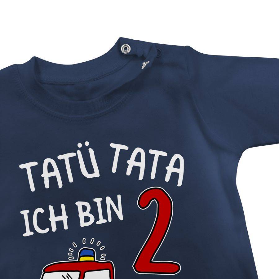 Shirtracer Tatü Tata Ich bin zwei Feuerwehrauto Shirts & Mehr Shirtracer Fabrik Onlineshop