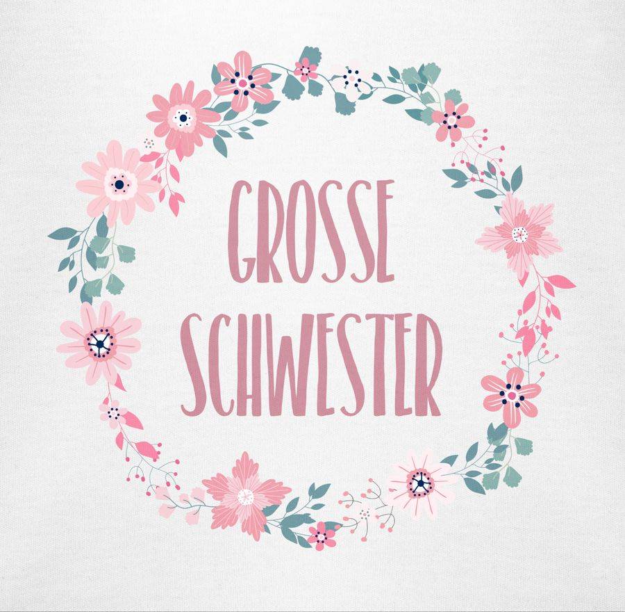 Shirtracer Große Schwester - Schwesterherz: T-Shirt Rucksack Shirtracer Saisonschlussverkauf