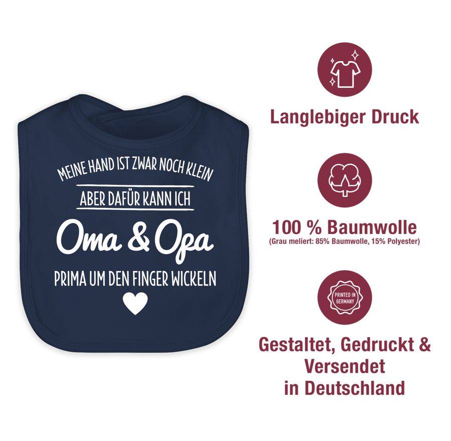 Shirtracer Oma und Opa um den Finger wickeln Shirts & Mehr Shirtracer Valentinstagsangebot